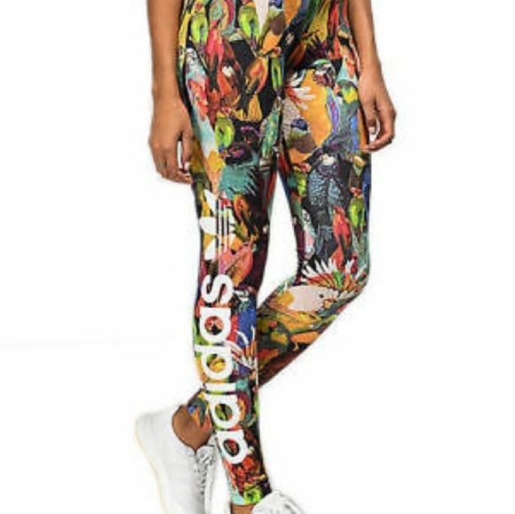 adidas Pants - Farm Passaredo Trefoil Leggings from adidas x Farm